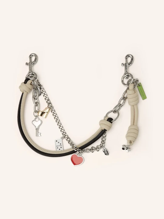 Zdjęcie produktu Marc Jacobs Zawieszka Do Torby The Mini Icon Chain Charm schwarz czarny