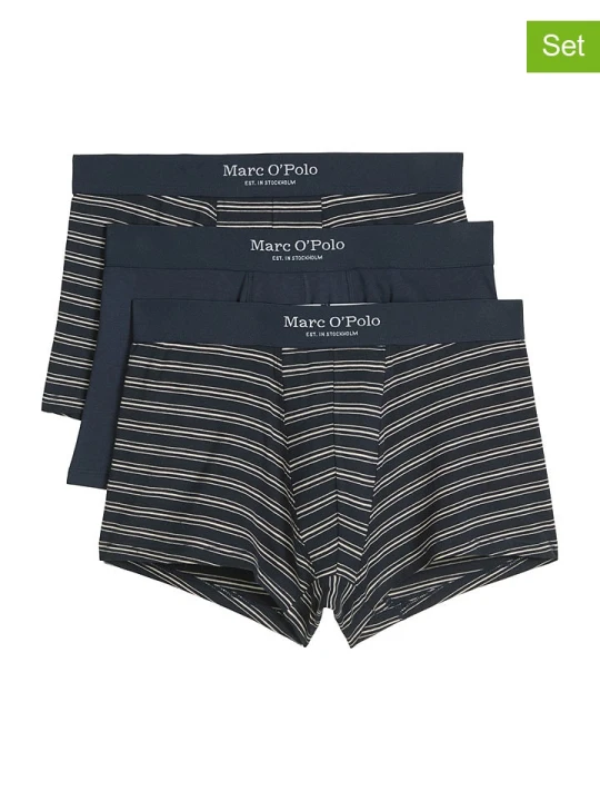 Zdjęcie produktu Marc O´Polo Bodywear Bokserki (3 pary) w kolorze granatowym rozmiar: M Marc O'Polo