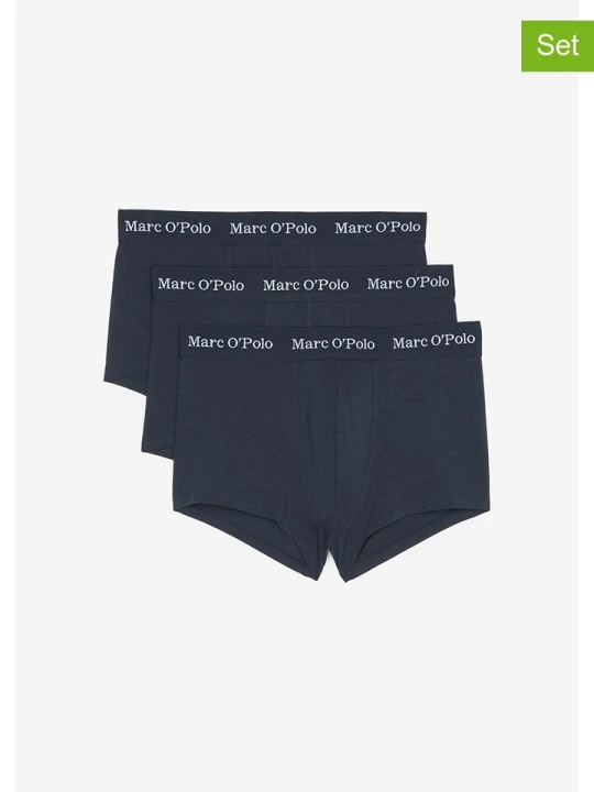 Zdjęcie produktu Marc O´Polo Bodywear Bokserki (3 pary) w kolorze granatowym rozmiar: M Marc O'Polo