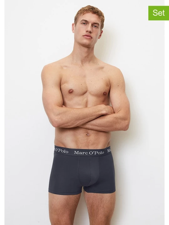 Zdjęcie produktu Marc O´Polo Bodywear Bokserki (5 par) w kolorze granatowym i szarym rozmiar: M Marc O'Polo