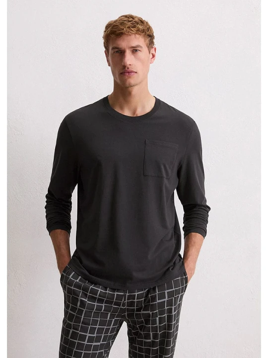 Zdjęcie produktu Marc O´Polo Bodywear Koszulka piżamowa w kolorze czarnym rozmiar: M Marc O'Polo