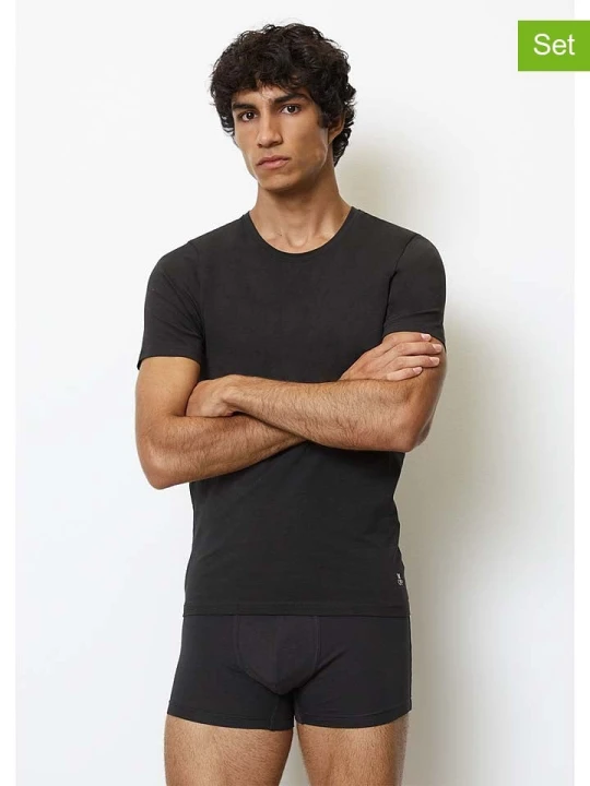 Zdjęcie produktu Marc O´Polo Bodywear Koszulki (2 szt.) w kolorze czarnym rozmiar: M Marc O'Polo