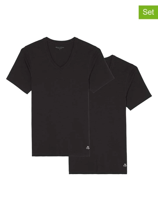 Zdjęcie produktu Marc O´Polo Bodywear Koszulki (2 szt.) w kolorze czarnym rozmiar: XL Marc O'Polo