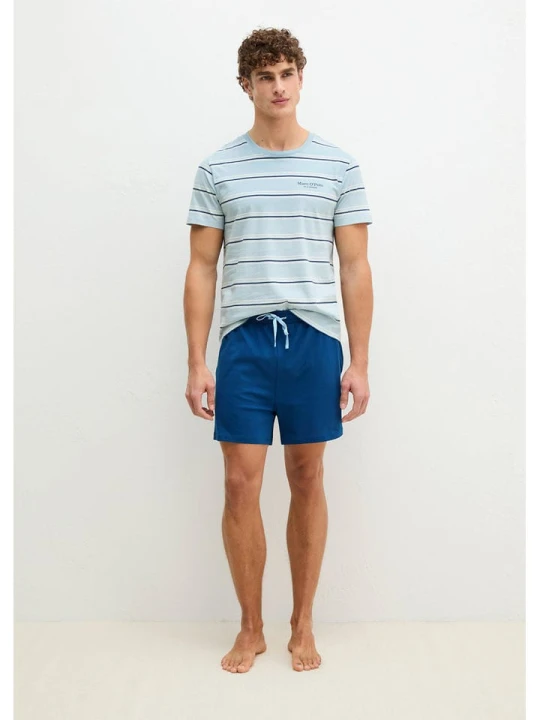 Zdjęcie produktu Marc O´Polo Bodywear Piżama w kolorze błękitno-niebieskim rozmiar: M Marc O'Polo