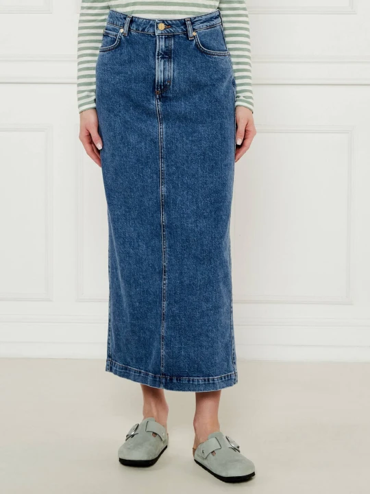 Zdjęcie produktu Marc O' Polo Jeansowa spódnica | high waist niebieski