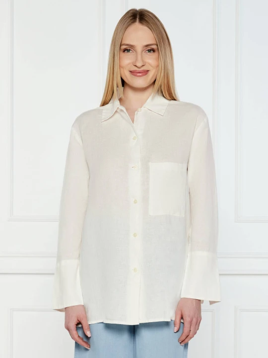 Zdjęcie produktu Marc O' Polo Lniana koszula | Relaxed fit ecru