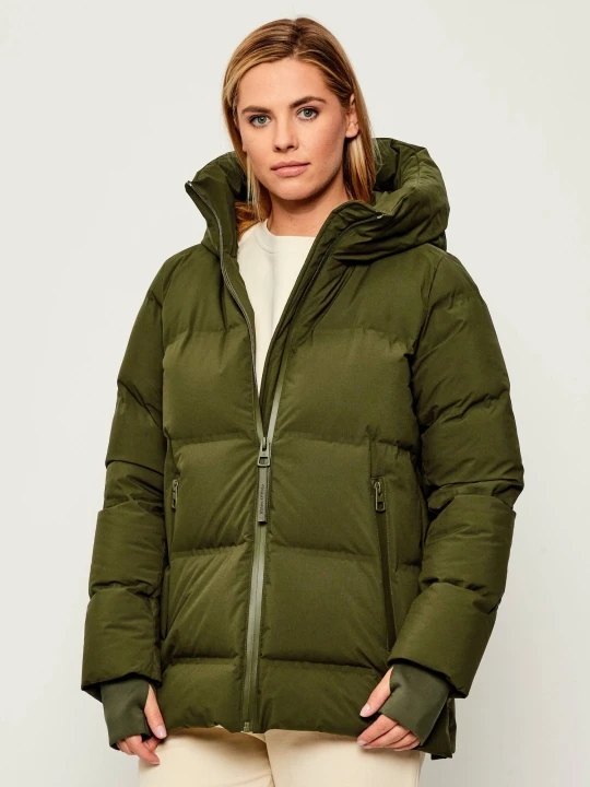 Zdjęcie produktu Marc O' Polo Puchowa kurtka z szelkami | Regular Fit oliwkowy