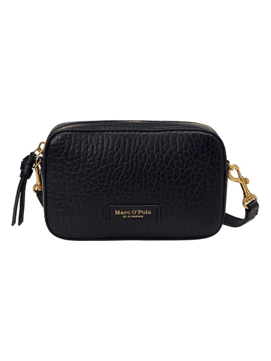 Zdjęcie produktu Marc O´Polo Skórzana torebka w kolorze czarnym - 20 x 10 x 3 cm rozmiar: onesize Marc O'Polo