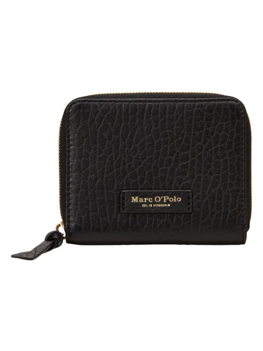 Zdjęcie produktu Marc O´Polo Skórzany portfel w kolorze czarnym - 11 x 13 x 3 cm rozmiar: onesize Marc O'Polo