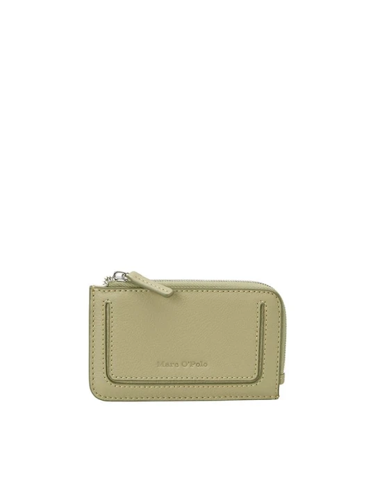 Zdjęcie produktu Marc O´Polo Skórzany portfel w kolorze khaki - 14 x 8 x 1, 5 cm rozmiar: onesize Marc O'Polo