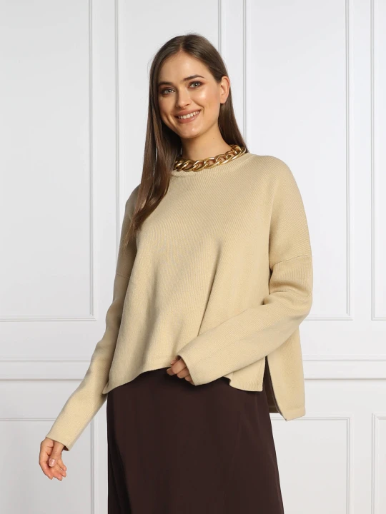 Zdjęcie produktu Marc O' Polo Sweter | Oversize fit beżowy