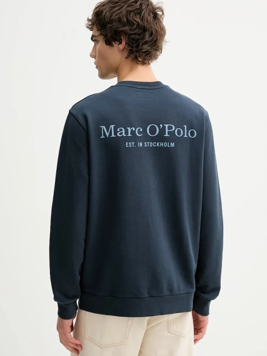 Zdjęcie produktu Marc O'Polo bluza bawełniana granatowy
