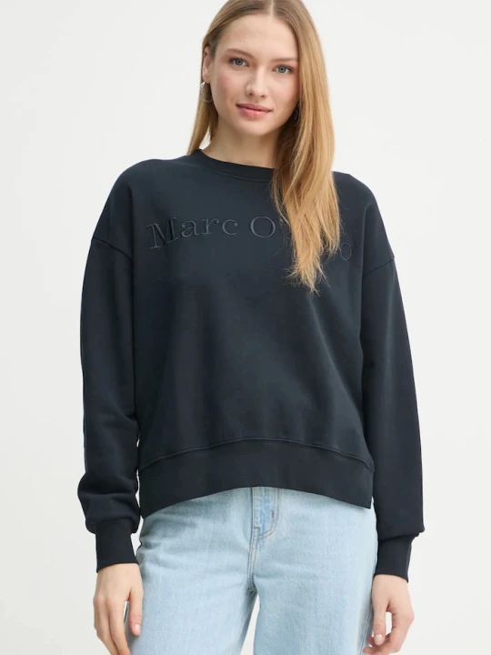 Zdjęcie produktu Marc O'Polo bluza bawełniana granatowy