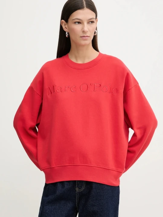 Zdjęcie produktu Marc O'Polo bluza bawełniana czerwony