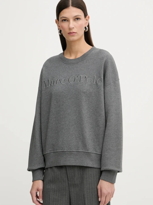 Zdjęcie produktu Marc O'Polo bluza bawełniana szary