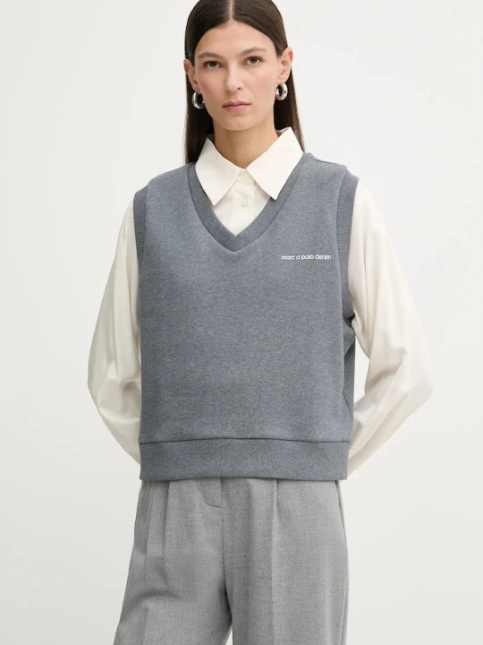 Zdjęcie produktu Marc O'Polo bluza bawełniana szary