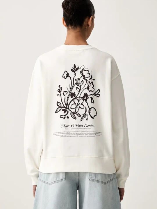 Zdjęcie produktu Marc O'Polo bluza damska bawełniana beżowy