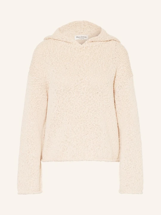 Zdjęcie produktu Marc O'polo Bluza Z Kapturem Z Dzianiny beige ECRU