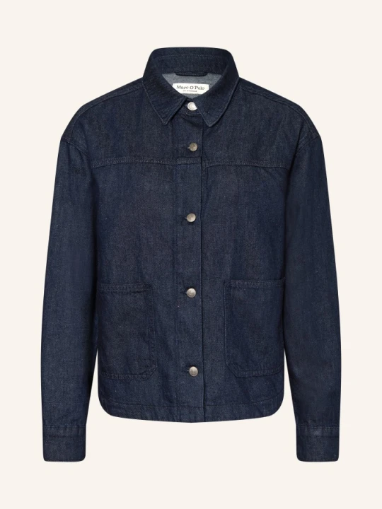 Zdjęcie produktu Marc O'polo Bluzka Dżinsowa Z Lnu blau 4440 Dark Blue_Multi_01