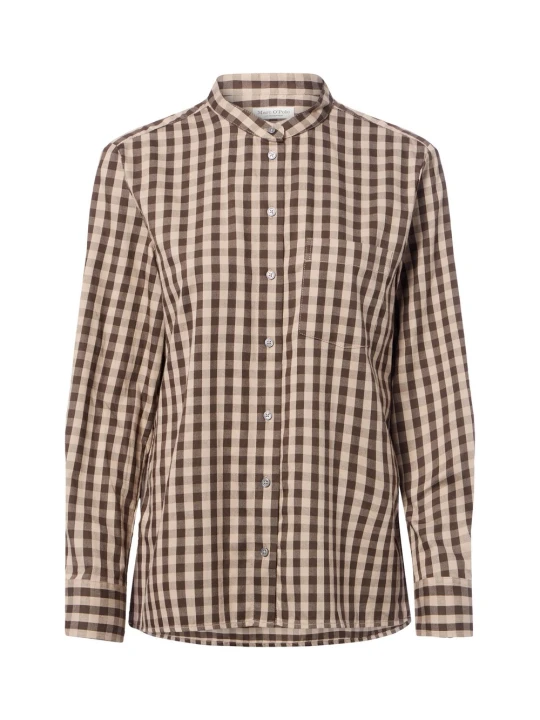 Zdjęcie produktu Marc O'Polo bluzka flanelowa Kobiety Bawełna brązowy