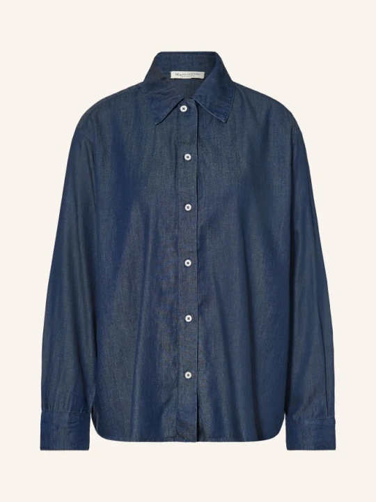 Zdjęcie produktu Marc O'polo Bluzka Koszulowa W Stylu Jeansowym blau GRANATOWY
