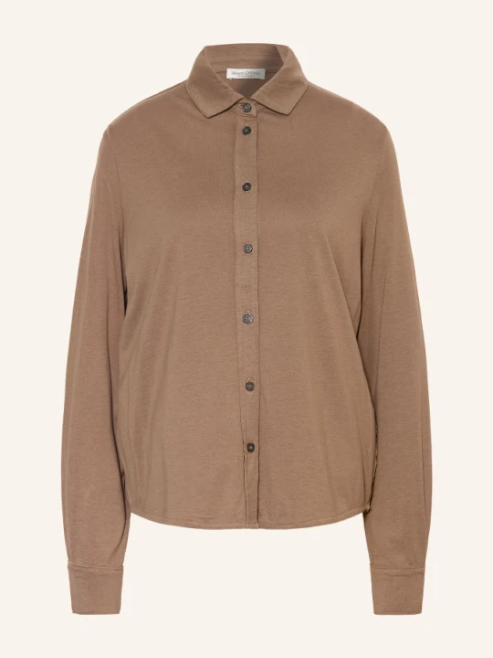Zdjęcie produktu Marc O'polo Bluzka Koszulowa Z Dżerseju beige JASNOBRĄZOWY