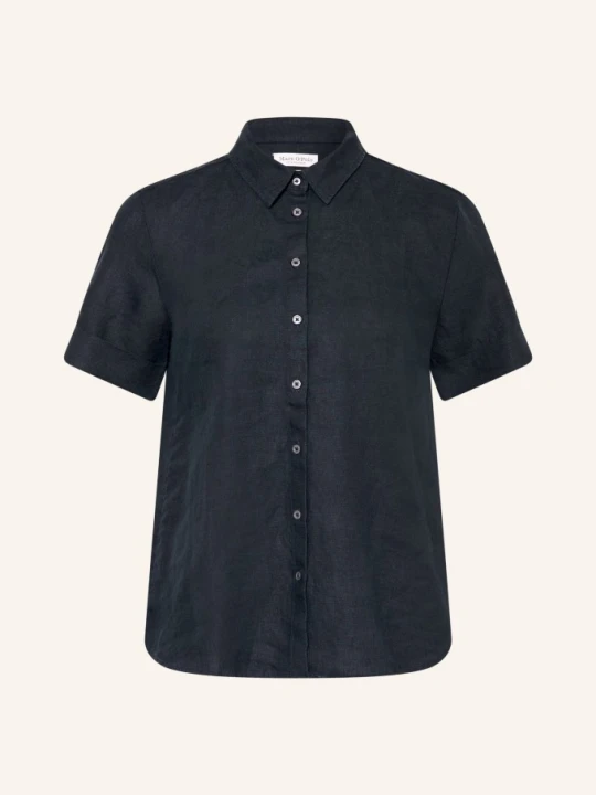 Zdjęcie produktu Marc O'polo Bluzka Z Lnu blau GRANATOWY