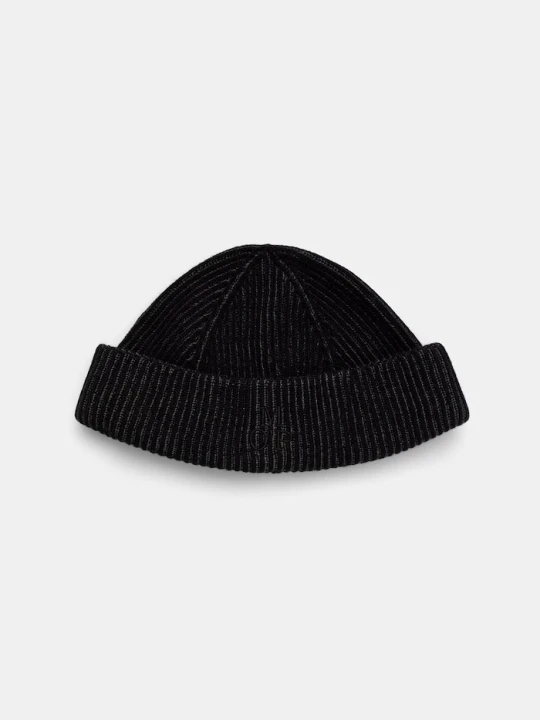 Zdjęcie produktu Marc O'Polo czapka beanie męska z dodatkiem wełny czarny