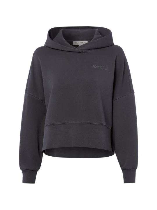 Zdjęcie produktu Marc O'Polo bluza z kapturem Kobiety Bawełna niebieski | szary