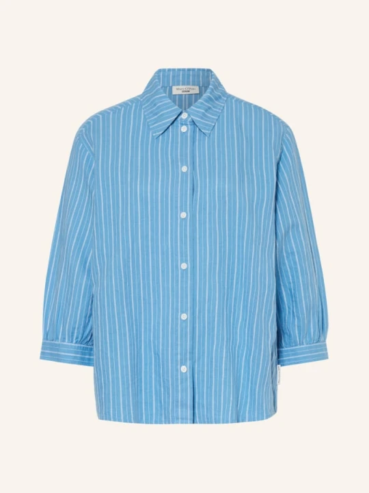 Zdjęcie produktu Marc O'polo Denim Bluzka Z Lnu Z Rękawami 3/4 blau