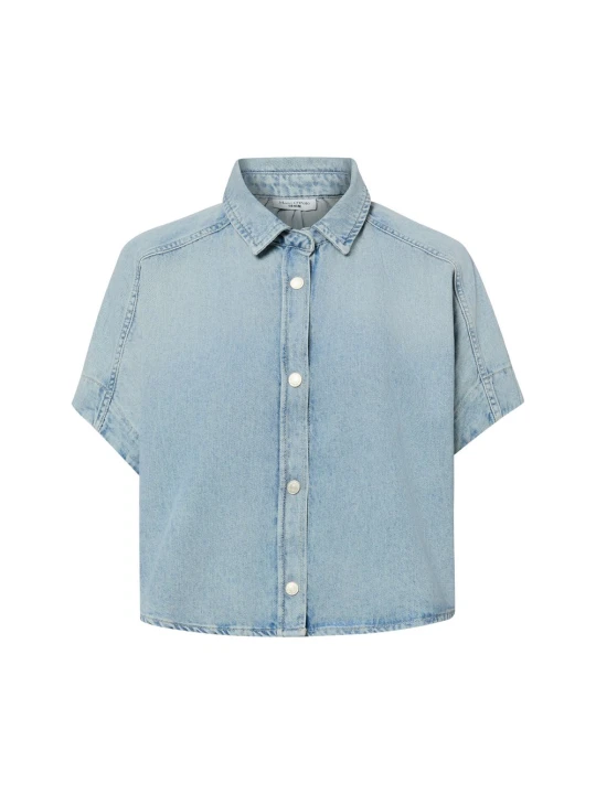 Zdjęcie produktu Marc O'Polo Denim bluzka dżinsowa Kobiety Bawełna (100%) niebieski