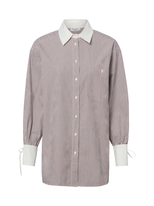 Zdjęcie produktu Marc O'Polo Denim bluzka koszulowa Kobiety Bawełna (100%) brązowy