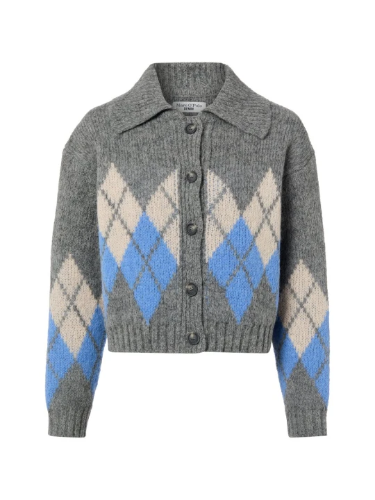 Zdjęcie produktu Marc O'Polo Denim kurtka z dzianiny z zawartością alpaki Kobiety szary