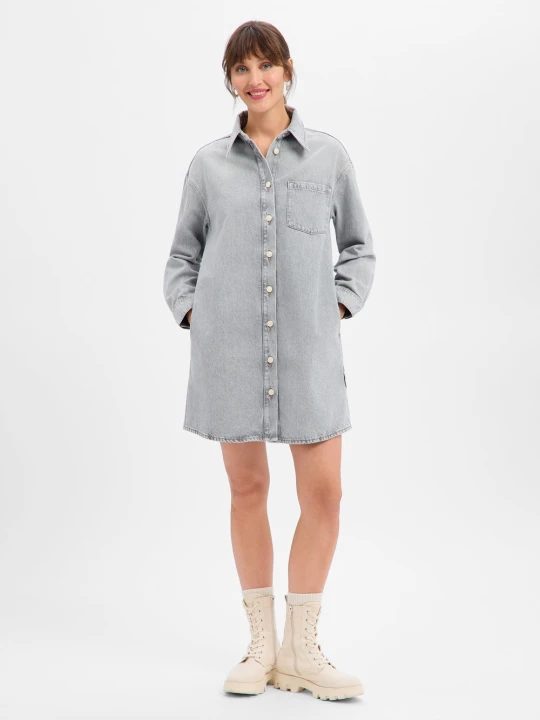 Zdjęcie produktu Marc O'Polo Denim Dżinsowa sukienka Kobiety Bawełna szary