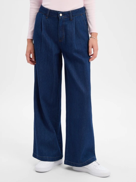Zdjęcie produktu Marc O'Polo Denim Dżinsy o szerokim kroju Kobiety Bawełna niebieski