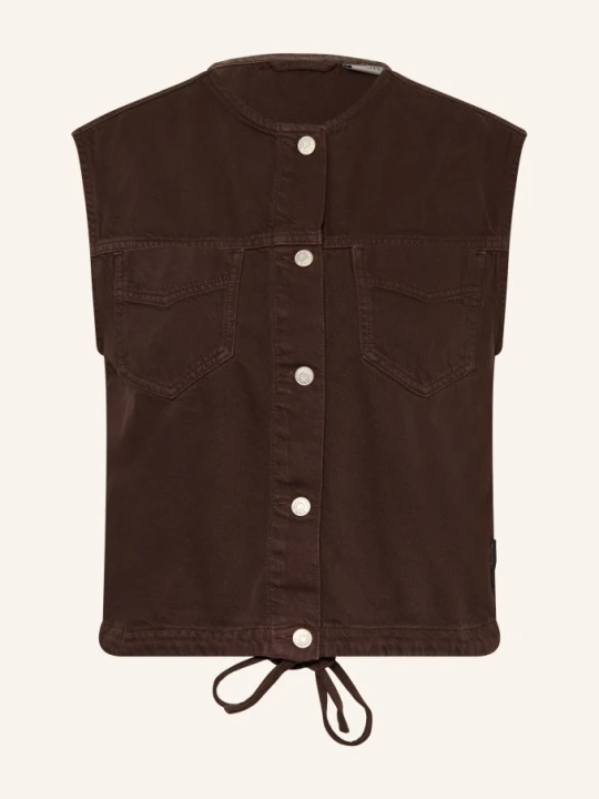 Zdjęcie produktu Marc O'polo Denim Kamizelka Dżinsowa braun CIEMNOBRĄZOWY