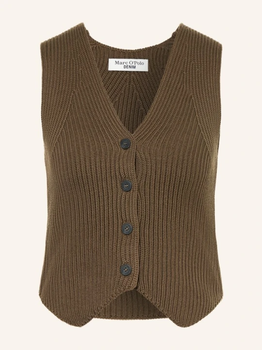 Zdjęcie produktu Marc O'polo Denim Kamizelka Z Dzianiny braun BRĄZOWY