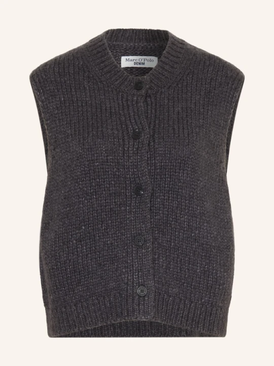 Zdjęcie produktu Marc O'polo Denim Kamizelka Z Dzianiny grau CZIEMNOSZARY