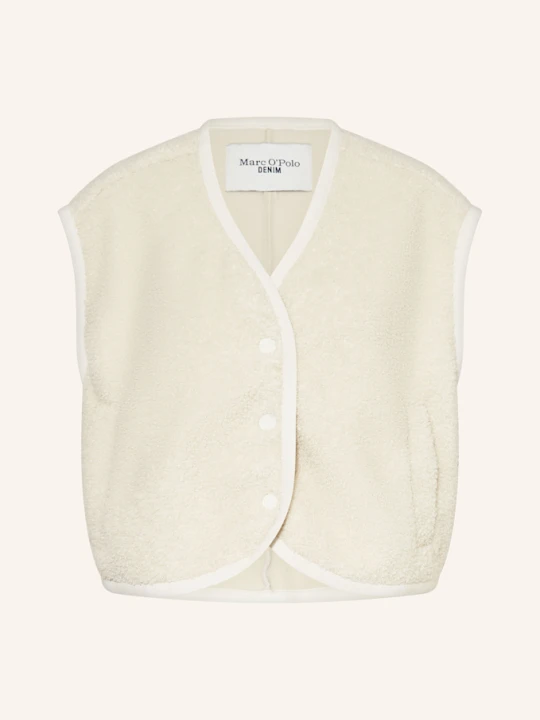 Zdjęcie produktu Marc O'polo Denim Kamizelka Z Pluszowego Materiału weiss ECRU