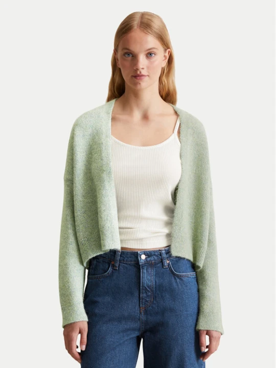 Zdjęcie produktu Marc O'Polo Denim Kardigan 500 0006 804 Zielony Loose Fit