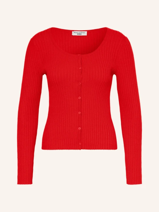 Zdjęcie produktu Marc O'polo Denim Kardigan rot CZERWONY