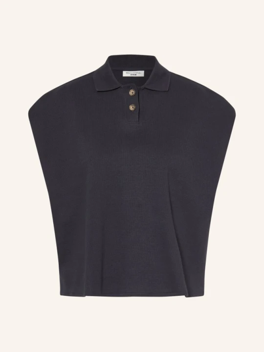 Zdjęcie produktu Marc O'polo Denim Koszulka Polo Z Pikowanym Wzorem blau GRANATOWY