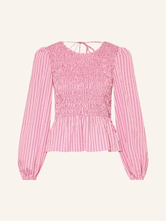Zdjęcie produktu Marc O'polo Denim Koszulka Z Dekoltem W Serek pink niebieski