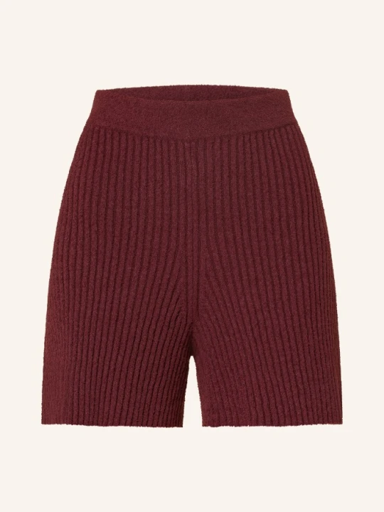 Zdjęcie produktu Marc O'polo Denim Krótkie Spodenki Z Dzianiny Bouclé rot CIEMNOCZERWONY