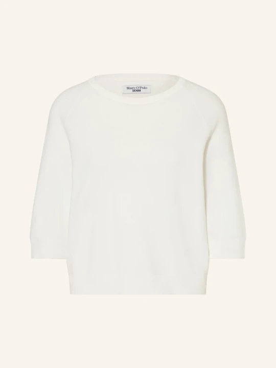 Zdjęcie produktu Marc O'polo Denim Sweter Z Rękawami 3/4 beige BIAŁY