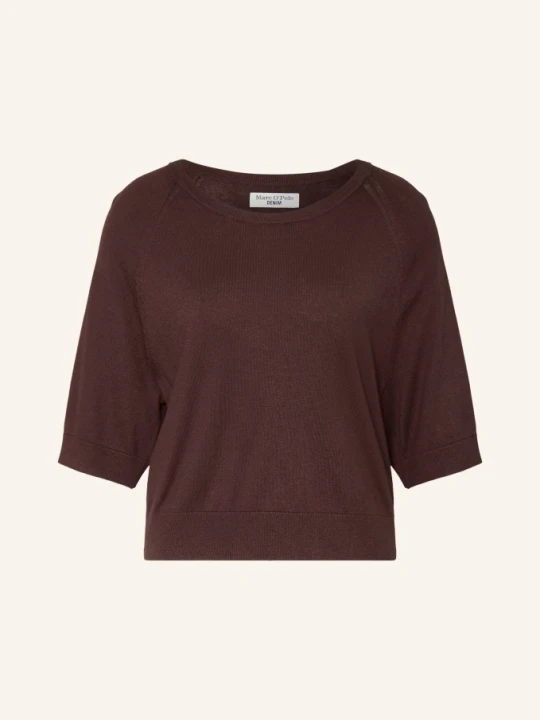 Zdjęcie produktu Marc O'polo Denim Sweter Z Rękawami 3/4 rot CIEMNOBRĄZOWY