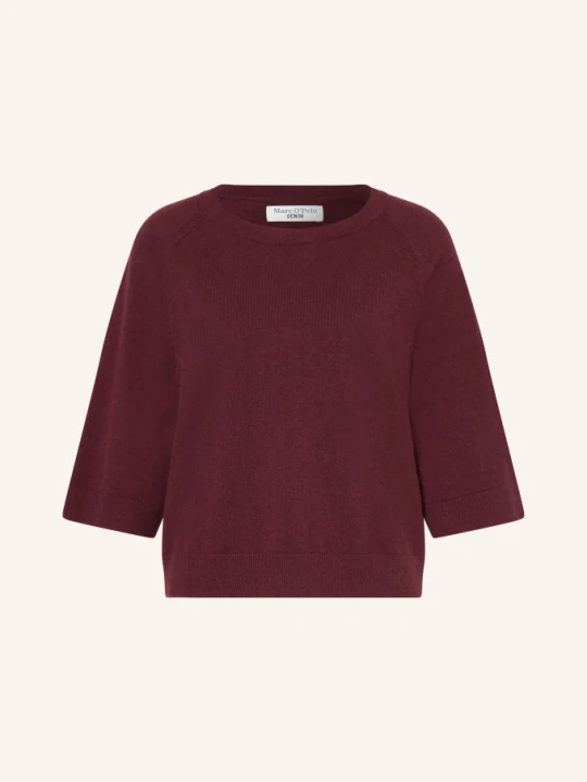Zdjęcie produktu Marc O'polo Denim Sweter Z Rękawami 3 / 4 rot CIEMNOCZERWONY