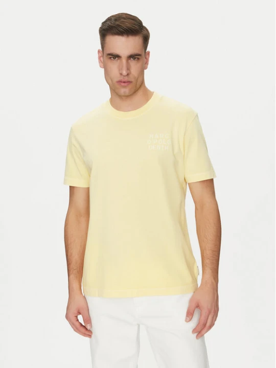 Zdjęcie produktu Marc O'Polo Denim T-Shirt 500 0006 040 Żółty Relaxed Fit