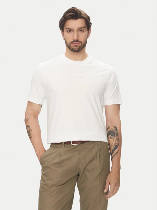 Zdjęcie produktu Marc O'Polo Denim T-Shirt 500 0006 809 Biały Relaxed Fit