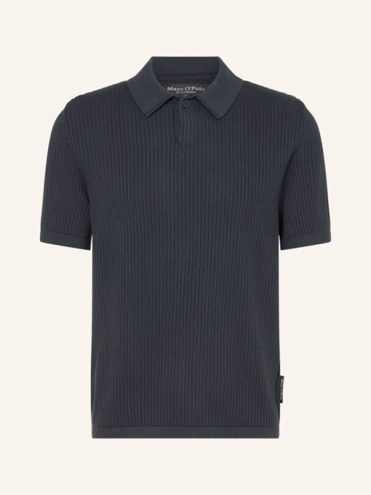 Zdjęcie produktu Marc O'polo Dzianinowa Koszulka Polo blau GRANATOWY